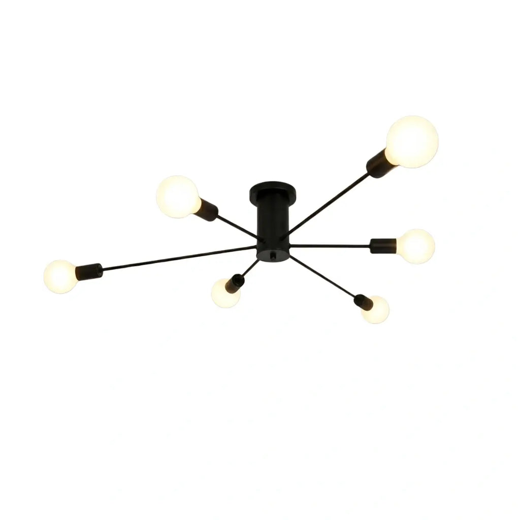 Modern Metal/Glass Ceiling Light - Bubble Design for Bedroom/Living Rooms - Flindria