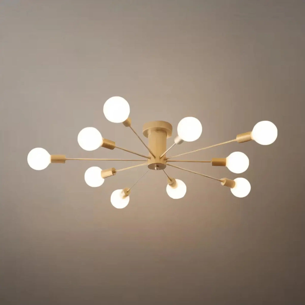 Modern Metal/Glass Ceiling Light - Bubble Design for Bedroom/Living Rooms - Flindria