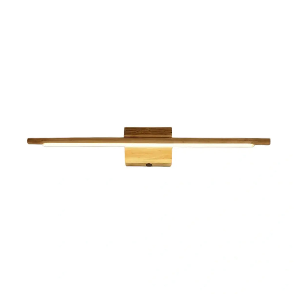 Minimalist Wood & Acrylic Wall Lamp - Linear Design for Bedroom - Flindria