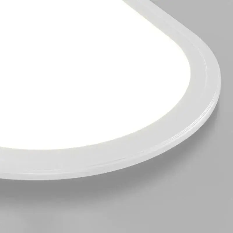 Minimalist White/Black LED Flush Mount Ceiling Light Living Room - Flindria