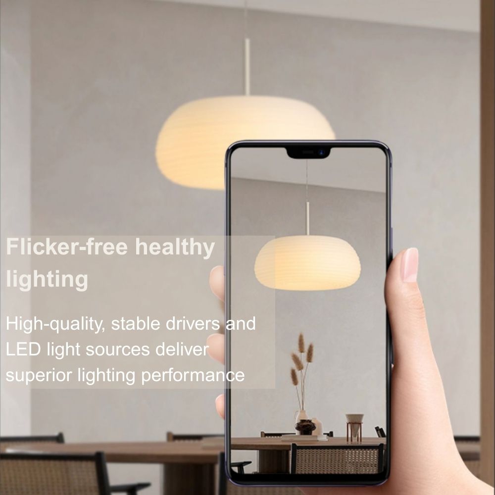 Modern Cloud Pendant Light - White Metal & Acrylic for Living Room - Flindria