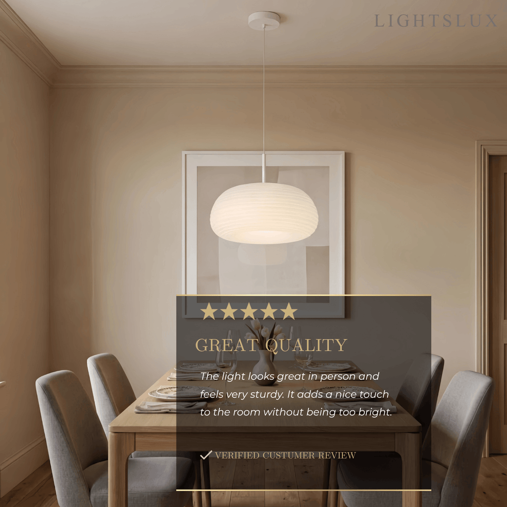 Modern Cloud Pendant Light - White Metal & Acrylic for Living Room - Flindria