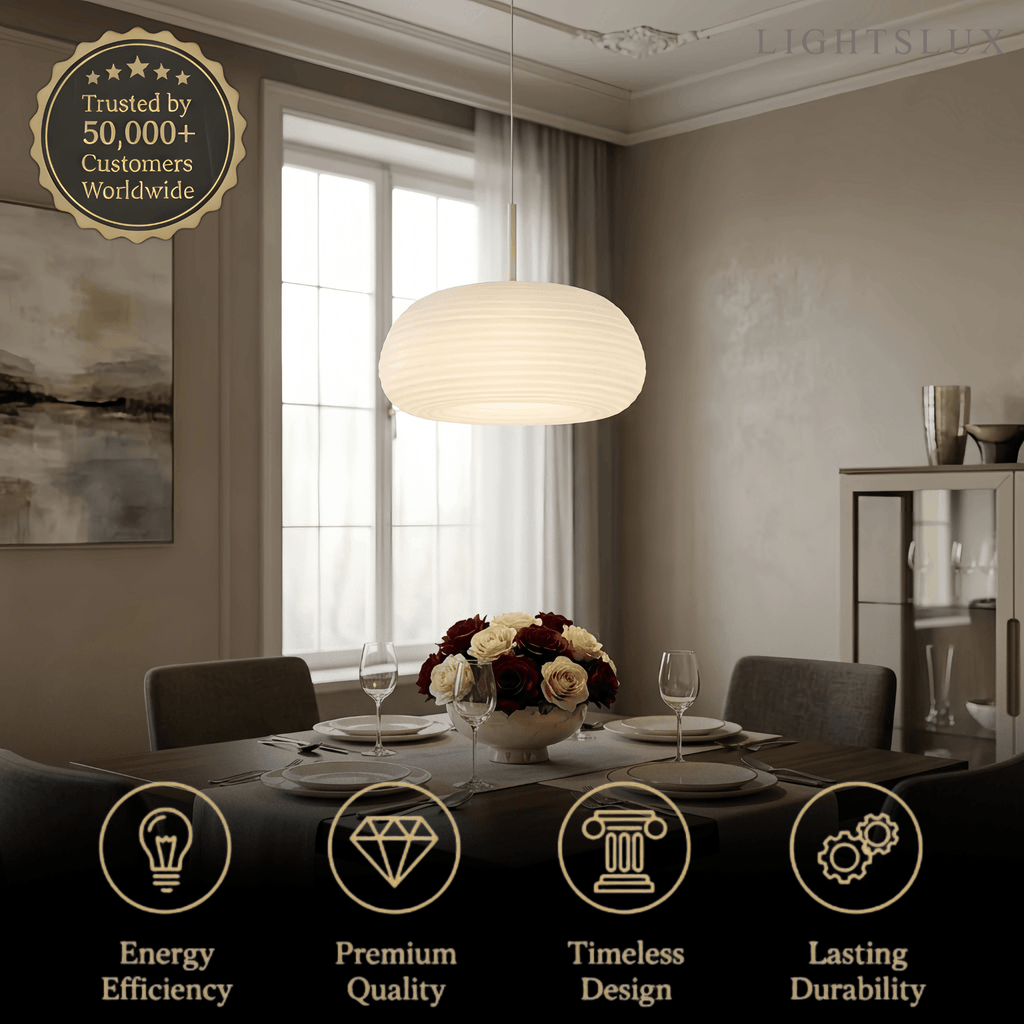 Modern Cloud Pendant Light - White Metal & Acrylic for Living Room - Flindria