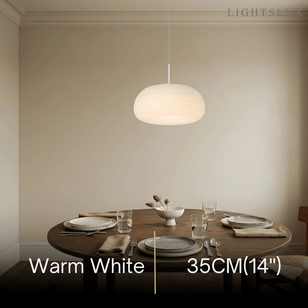 Modern Cloud Pendant Light - White Metal & Acrylic for Living Room - Flindria