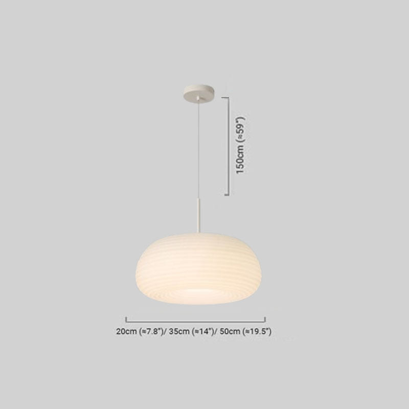 Modern Cloud Pendant Light - White Metal & Acrylic for Living Room - Flindria