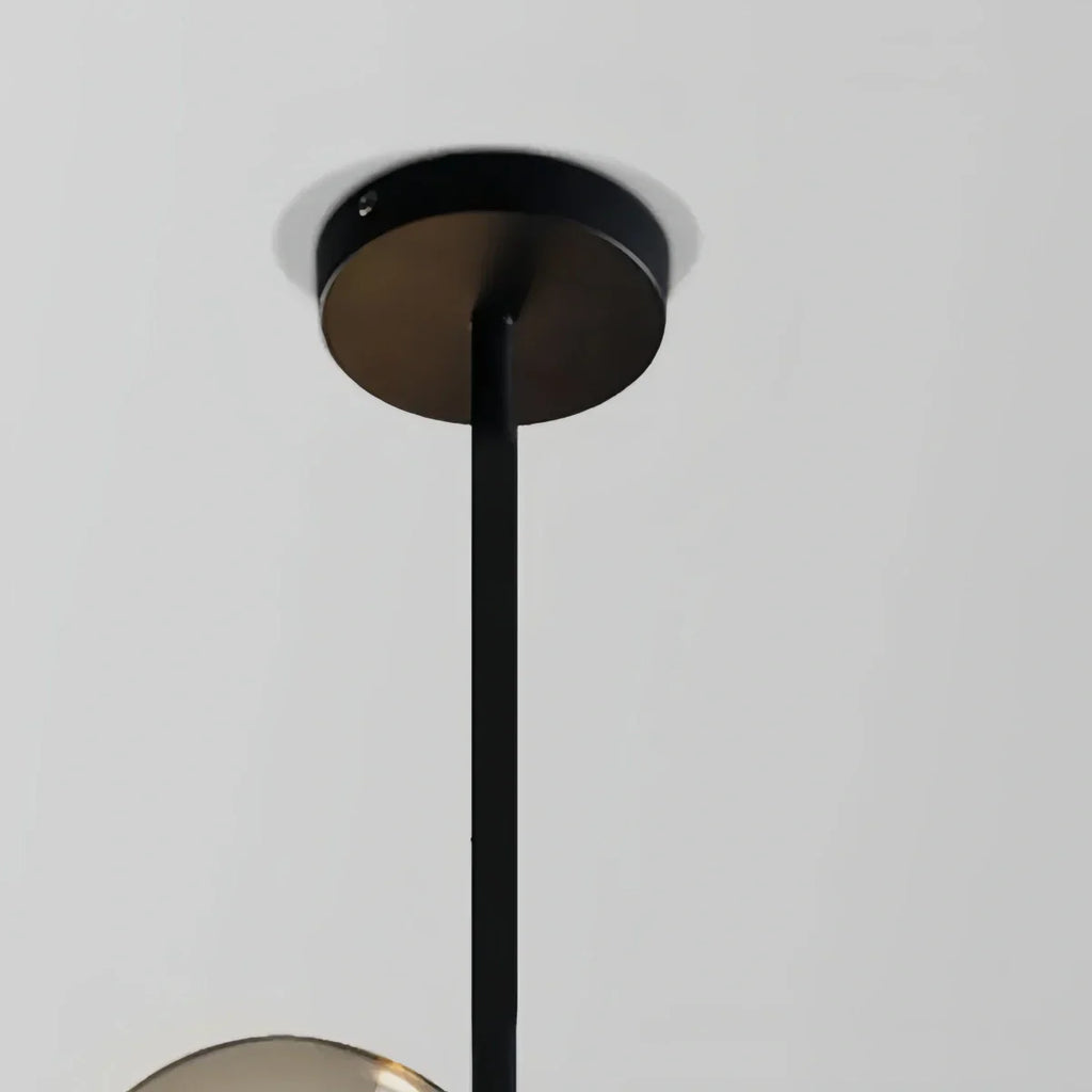 Modern Bubble Cluster Chandelier – Metal & Glass Chandelier for Living Room - Flindria