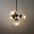 Modern Bubble Cluster Chandelier – Metal & Glass Chandelier for Living Room - Flindria