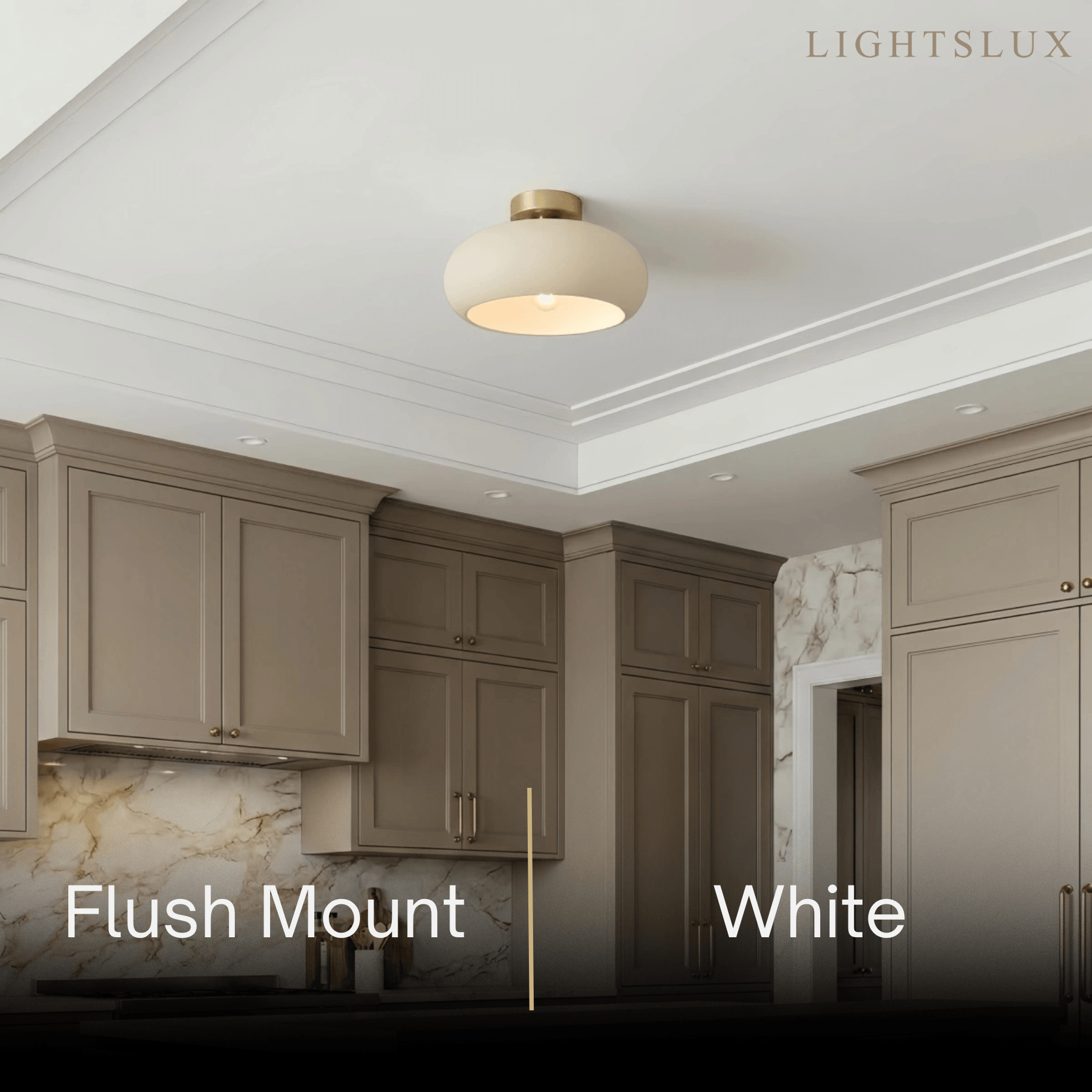 Modern Flush Mount Ceiling Light — Orange/White Glass & Metal Dining Room - Flindria