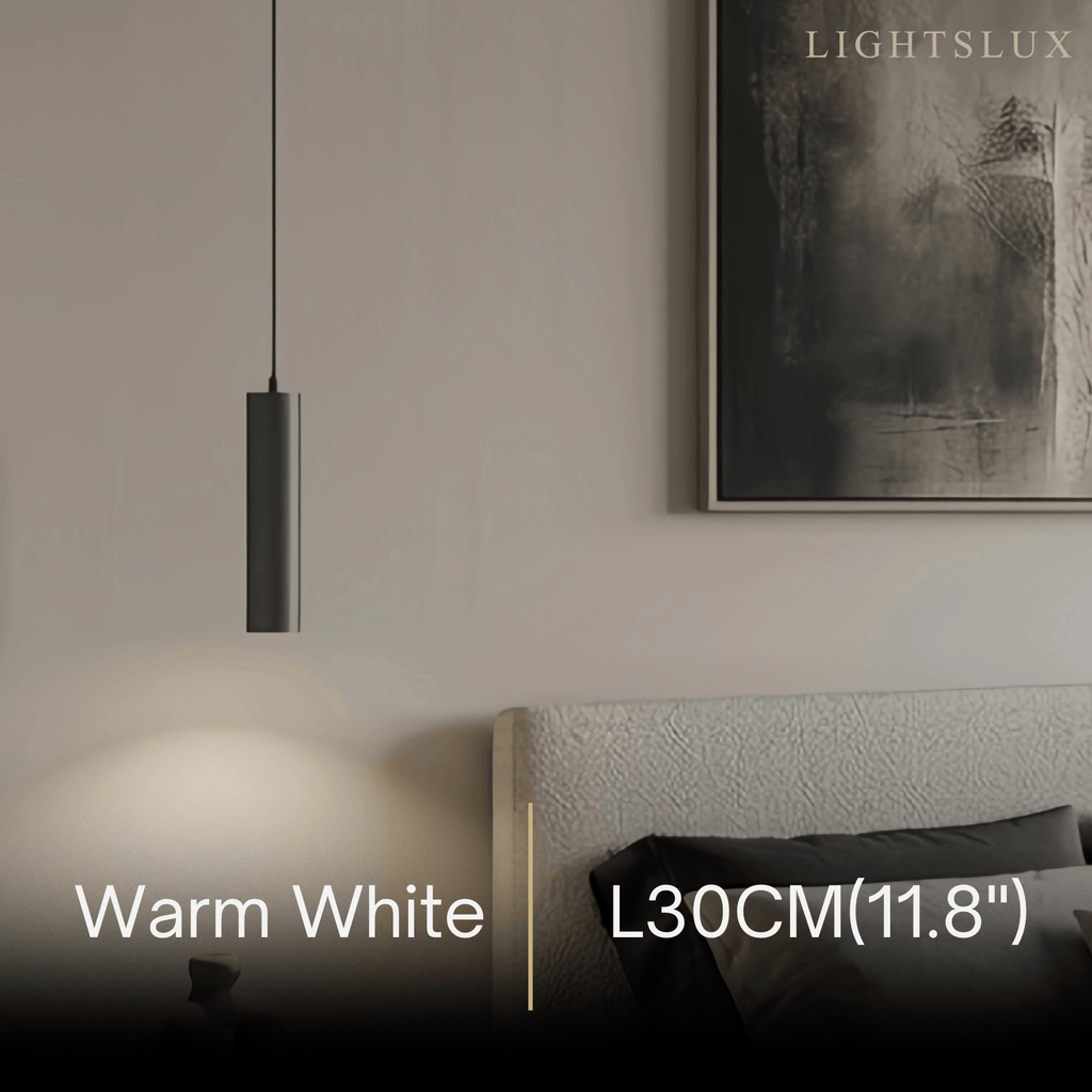 Modern LED Pendant Light - Black Metal for Living Room - Flindria