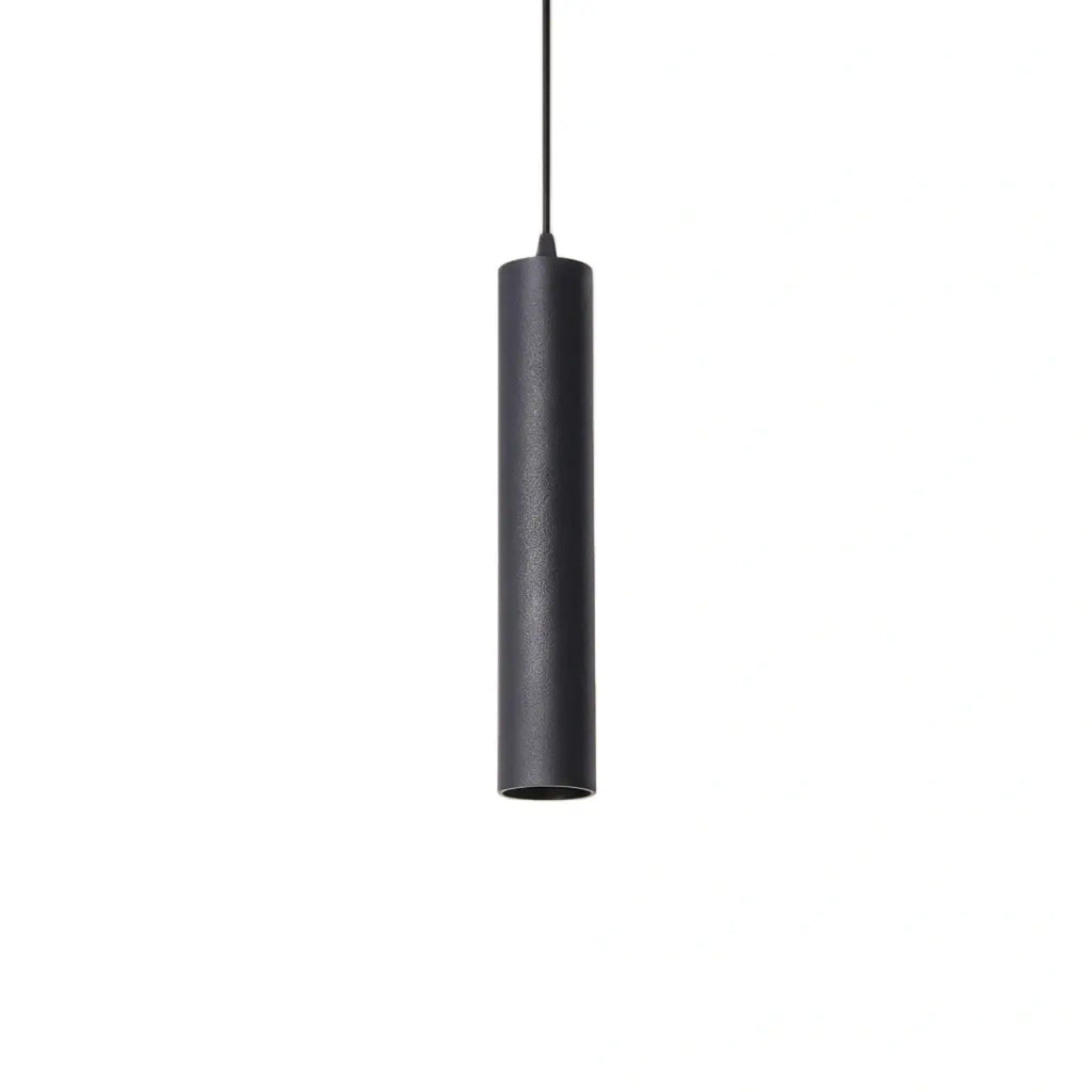 Modern LED Pendant Light - Black Metal for Living Room - Flindria