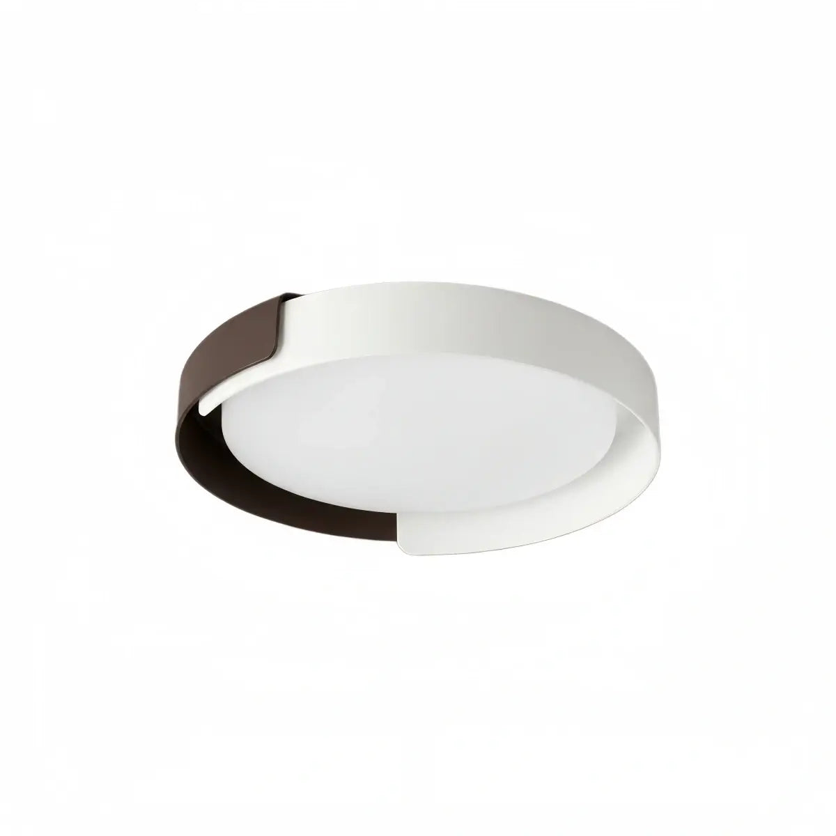 Modern Round Flush Mount Ceiling Light – Metal & Acrylic LED Fixture for Bedroom - Flindria