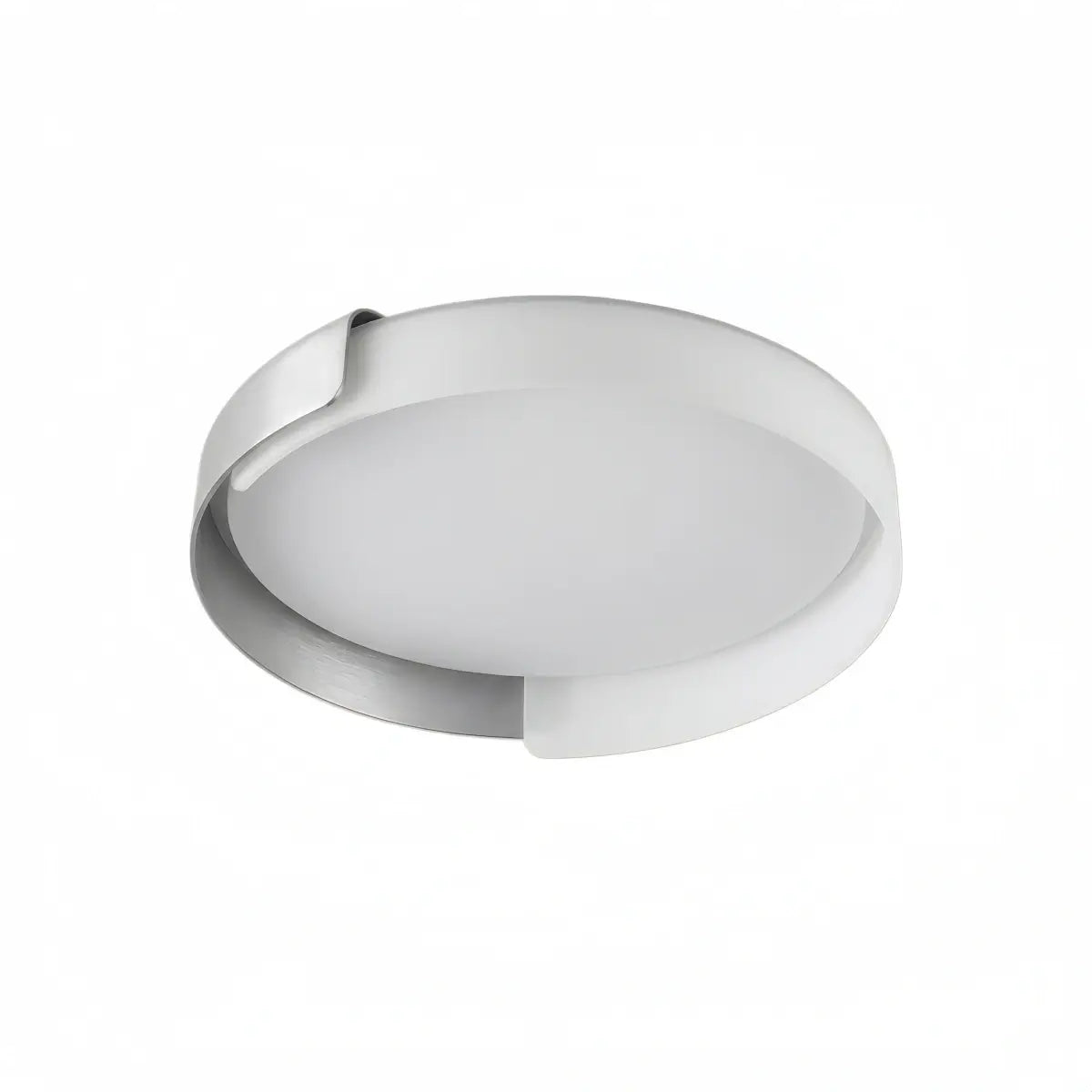 Modern Round Flush Mount Ceiling Light – Metal & Acrylic LED Fixture for Bedroom - Flindria