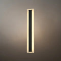 Minimalist Black LED Wall Lamp - Waterproof Metal & Acrylic Linear Bathroom - Flindria