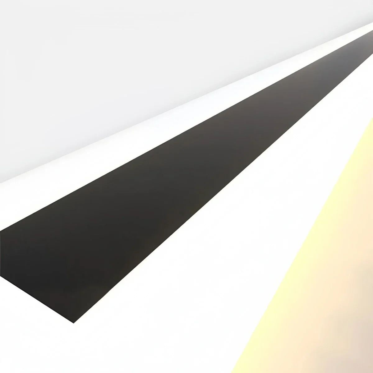 Minimalist Black LED Wall Lamp - Waterproof Metal & Acrylic Linear Bathroom - Flindria