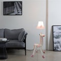 Nordic Unicorn Floor Lamp – Plush & Metal for Dining Room/Kid's Room - Flindria
