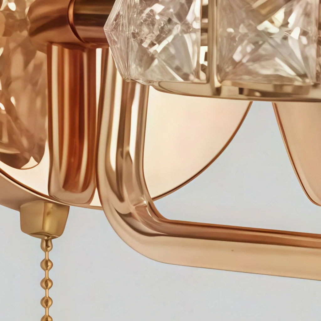 Lámpara de pared moderna de cristal — Cilindro de metal dorado/cromo LED para sala de estar - Flindria