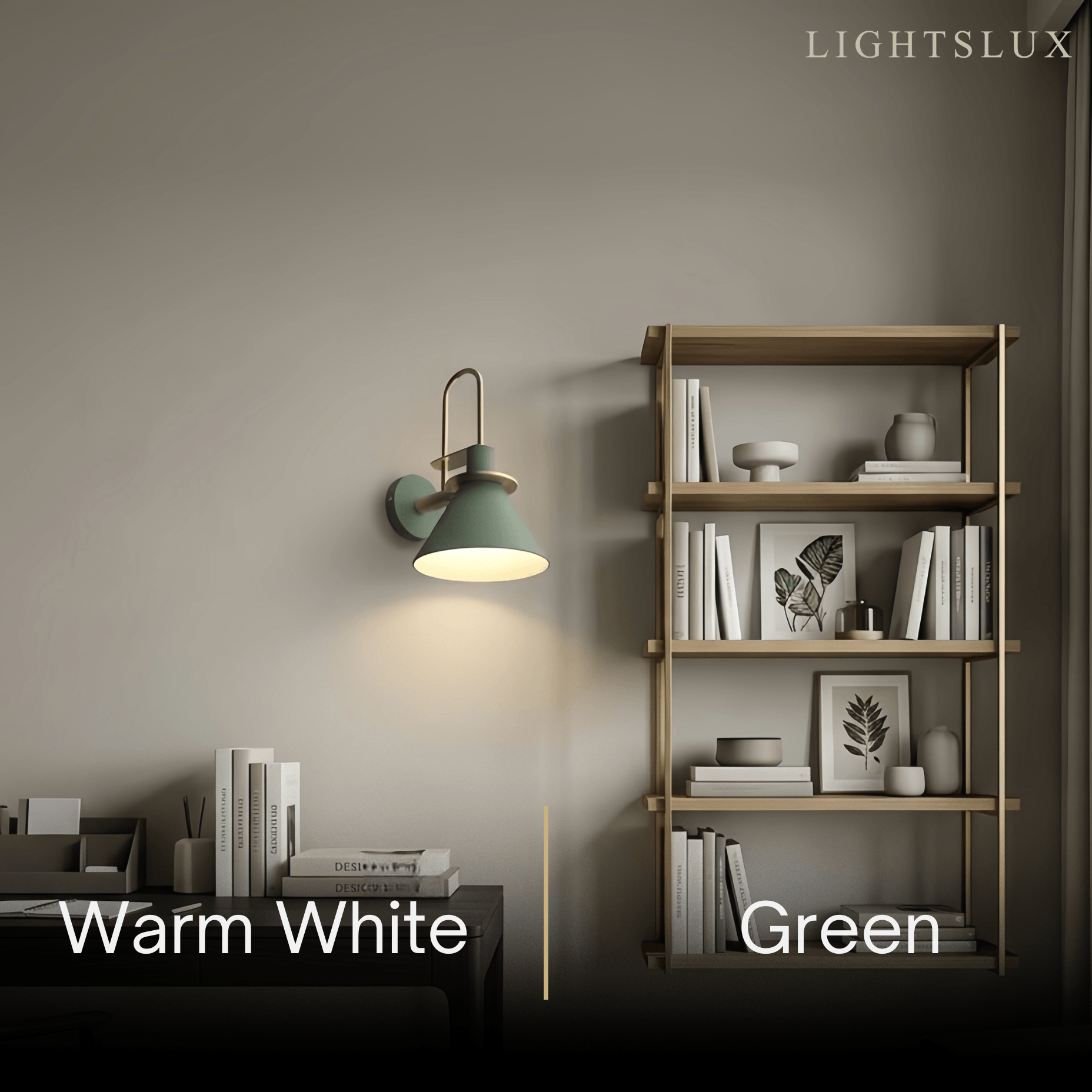 Nordic Conical Wall Lamp - Metal for Living Room/Bedroom - Flindria