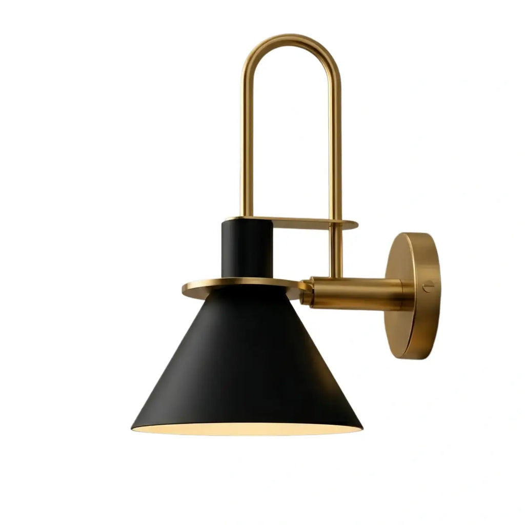 Nordic Conical Wall Lamp - Metal for Living Room/Bedroom - Flindria