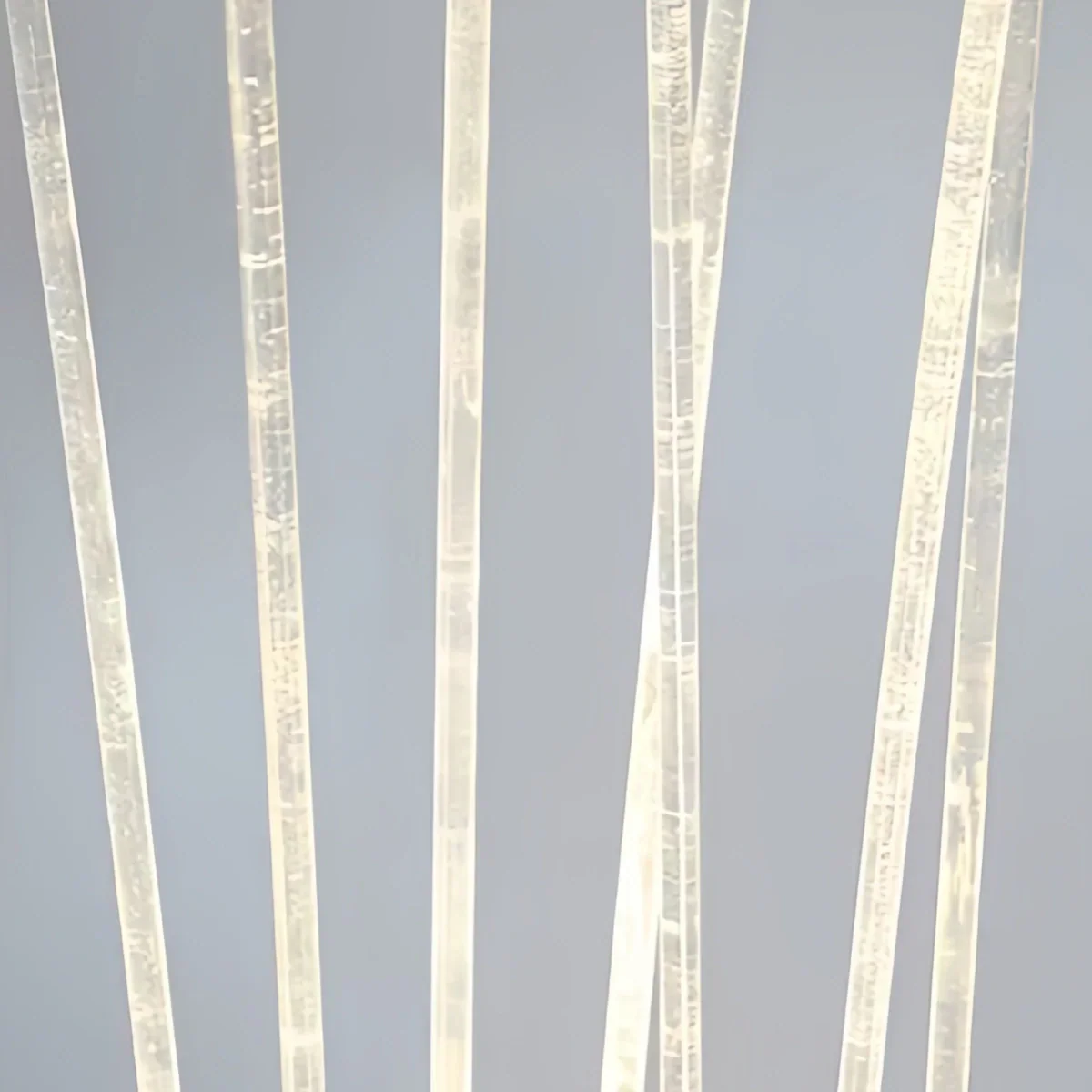 Art Deco Optical Fiber LED Path Light - Clear Metal Ground Light for Garden - Flindria