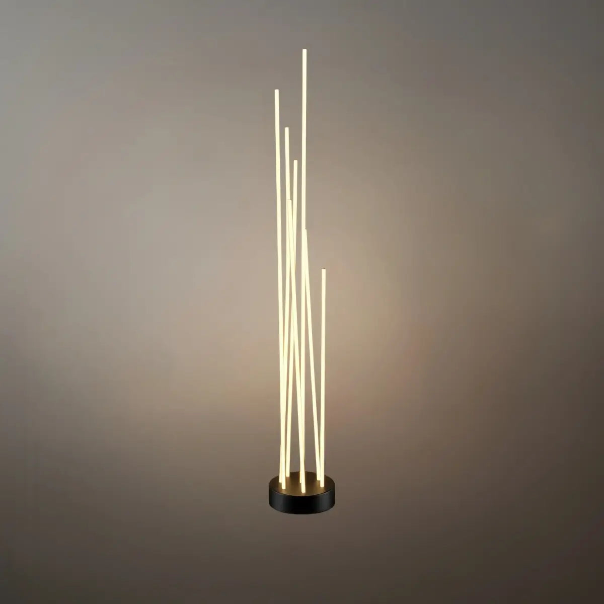 Art Deco Optical Fiber LED Path Light - Clear Metal Ground Light for Garden - Flindria