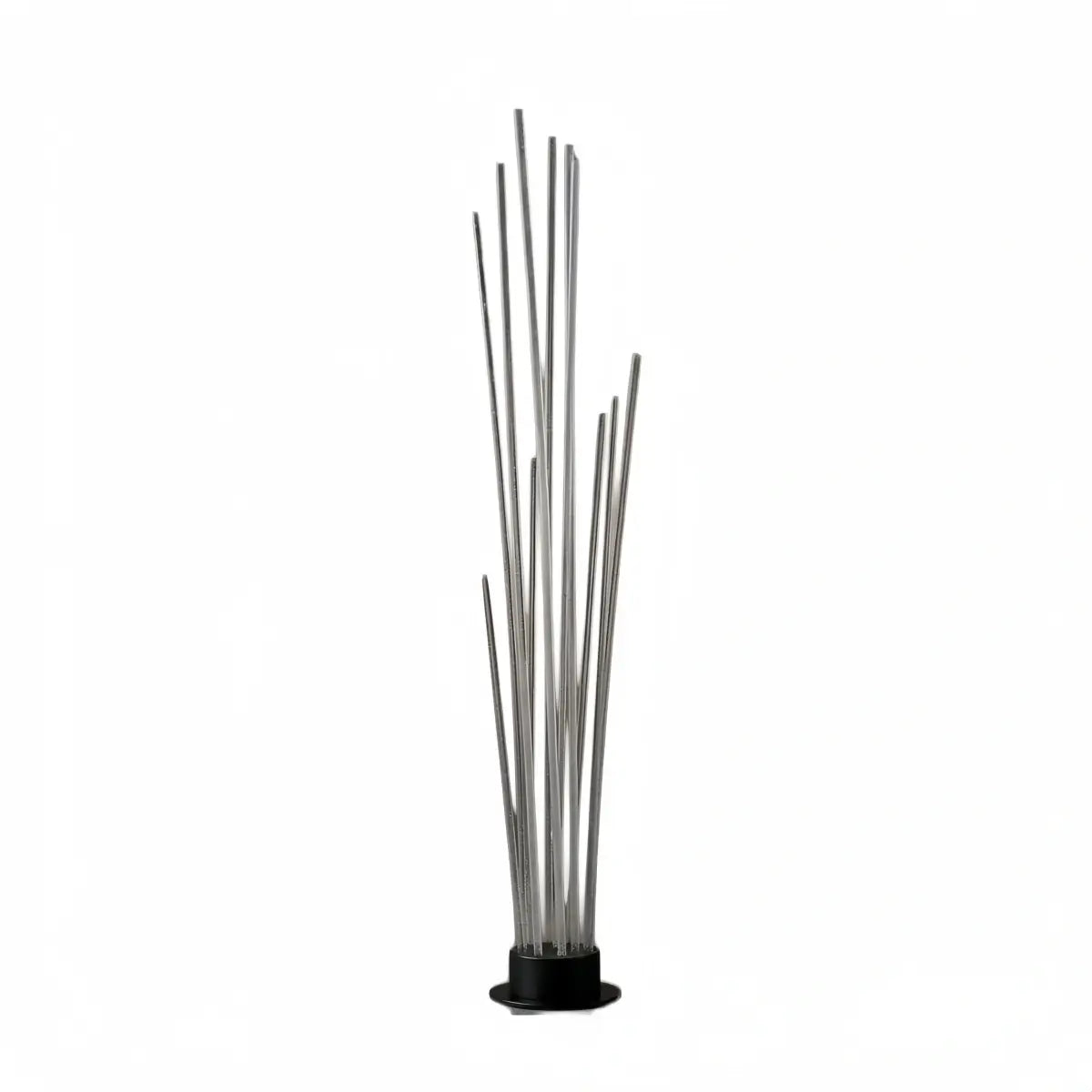 Art Deco Optical Fiber LED Path Light - Clear Metal Ground Light for Garden - Flindria