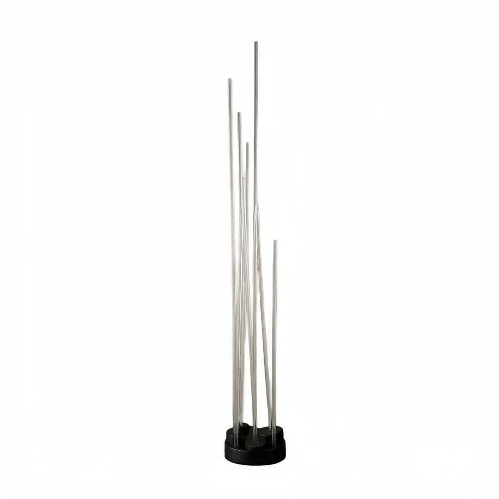 Art Deco Optical Fiber LED Path Light - Clear Metal Ground Light for Garden - Flindria