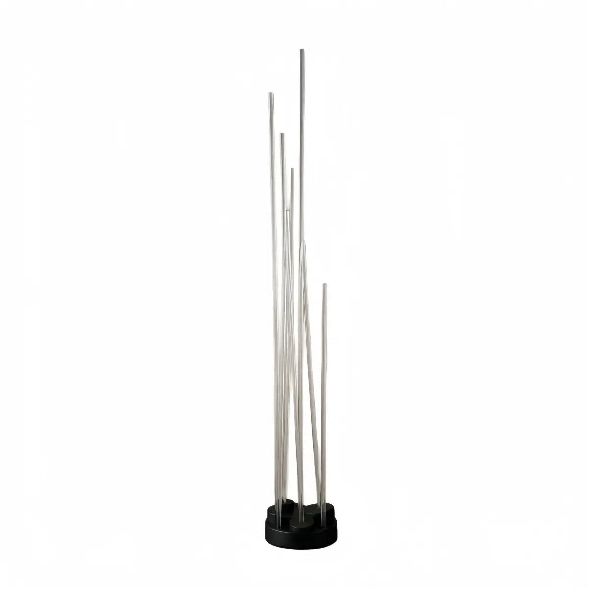 Art Deco Optical Fiber LED Path Light - Clear Metal Ground Light for Garden - Flindria