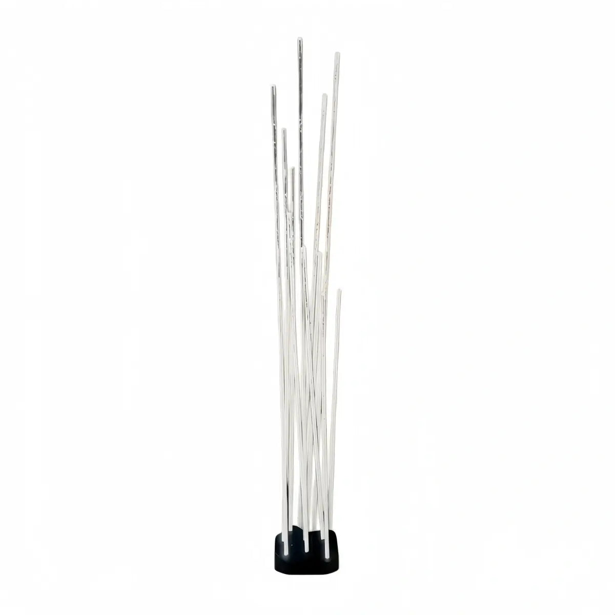 Art Deco Optical Fiber LED Path Light - Clear Metal Ground Light for Garden - Flindria