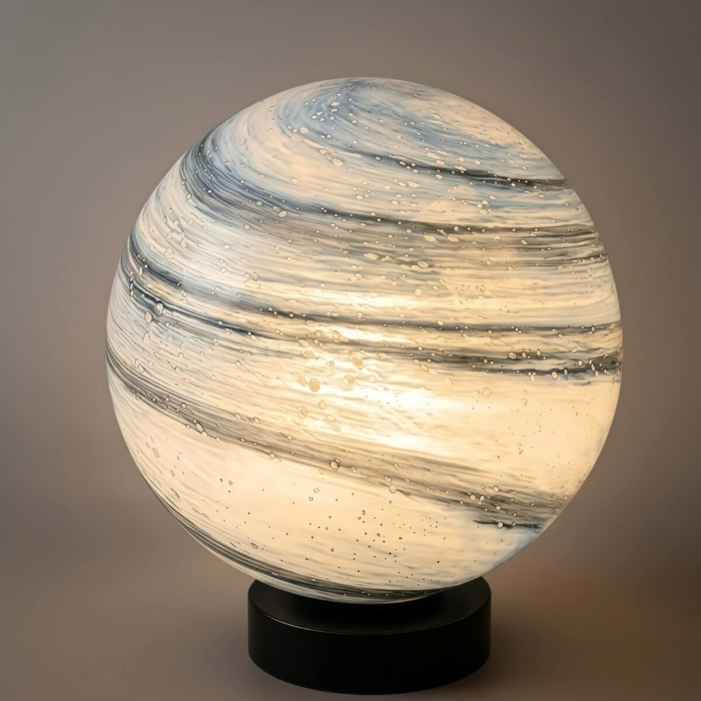 Art Deco Globe Outdoor Post Light – Moon-Shaped Metal/Glass Solar Pillar Lamp - Flindria