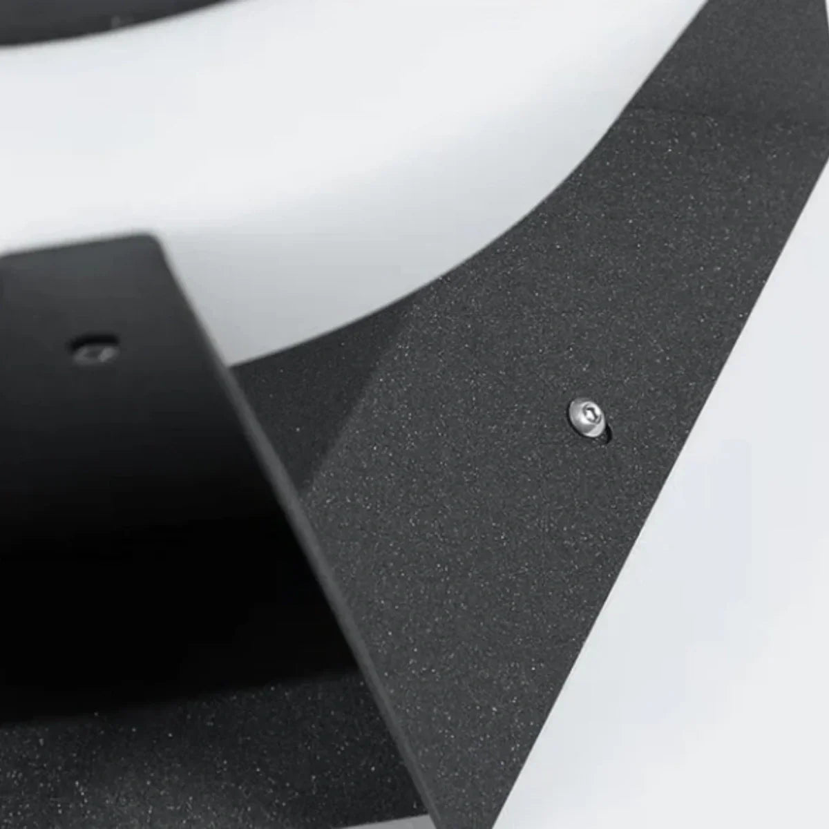 Lámpara exterior moderna en forma de tambor – Metal negro y luz acrílica para jardín - Flindria