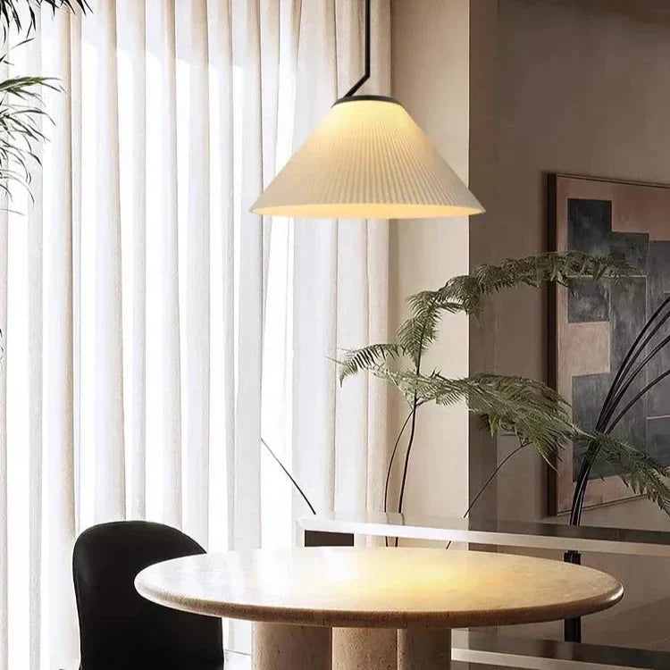 Lumara Fold Pendant Light In Scandinavian Style With Warm Glow