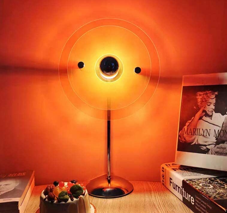 Retro-Auralampe im Bauhaus-Stil – skulpturales, stimmungsvolles Licht