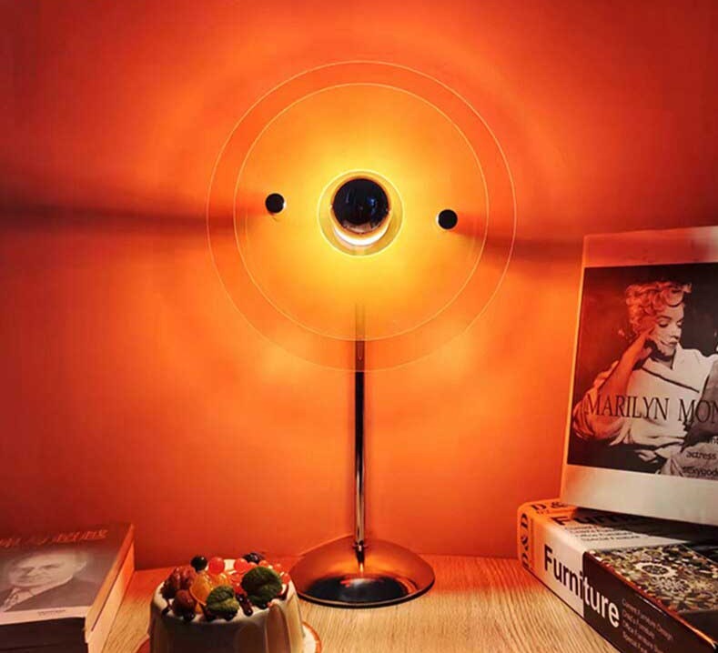 Retro-Auralampe im Bauhaus-Stil – skulpturales, stimmungsvolles Licht