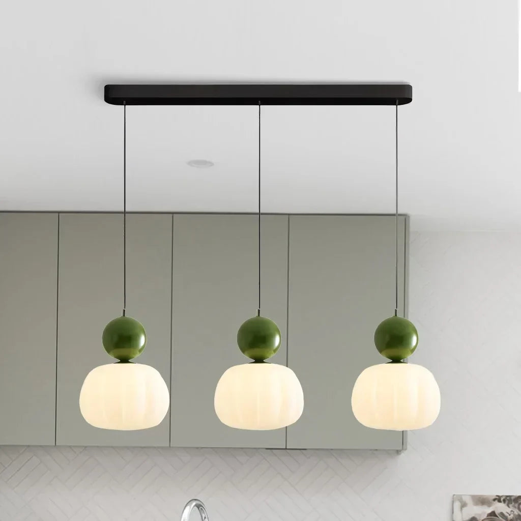 Aurea Pendant Light With Bauhaus Style Art Deco Influence And Four Color Options