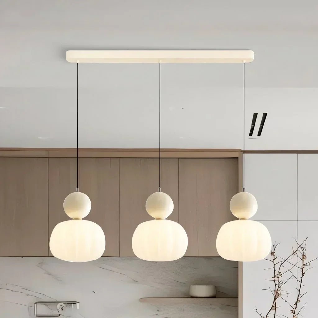 Aurea Pendant Light With Bauhaus Style Art Deco Influence And Four Color Options