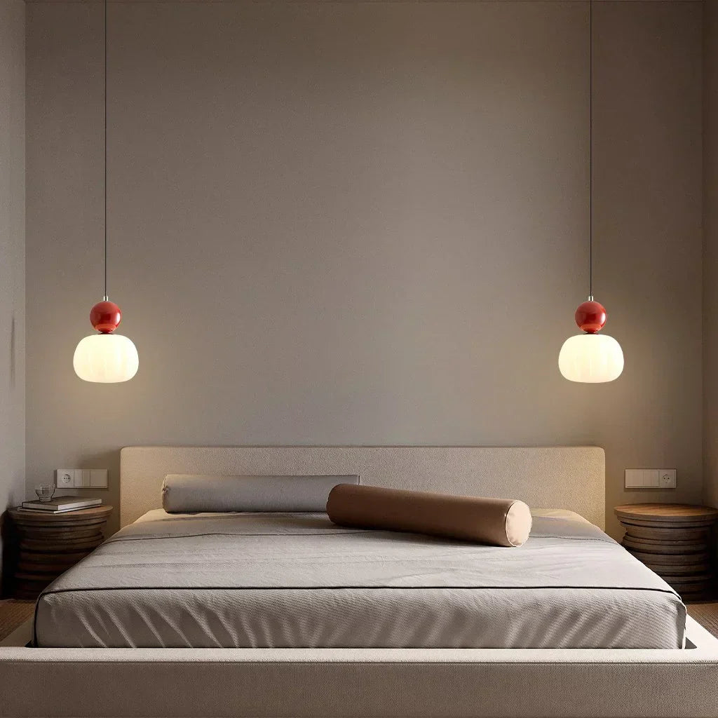 Aurea Pendant Light With Bauhaus Style Art Deco Influence And Four Color Options