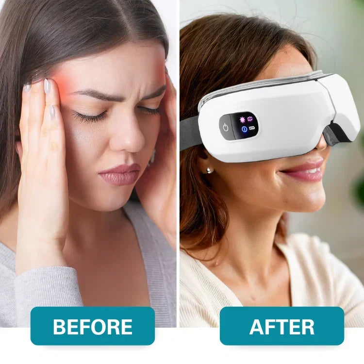 Masajeador ocular NovaPulse Pro con presión de aire y calor suave