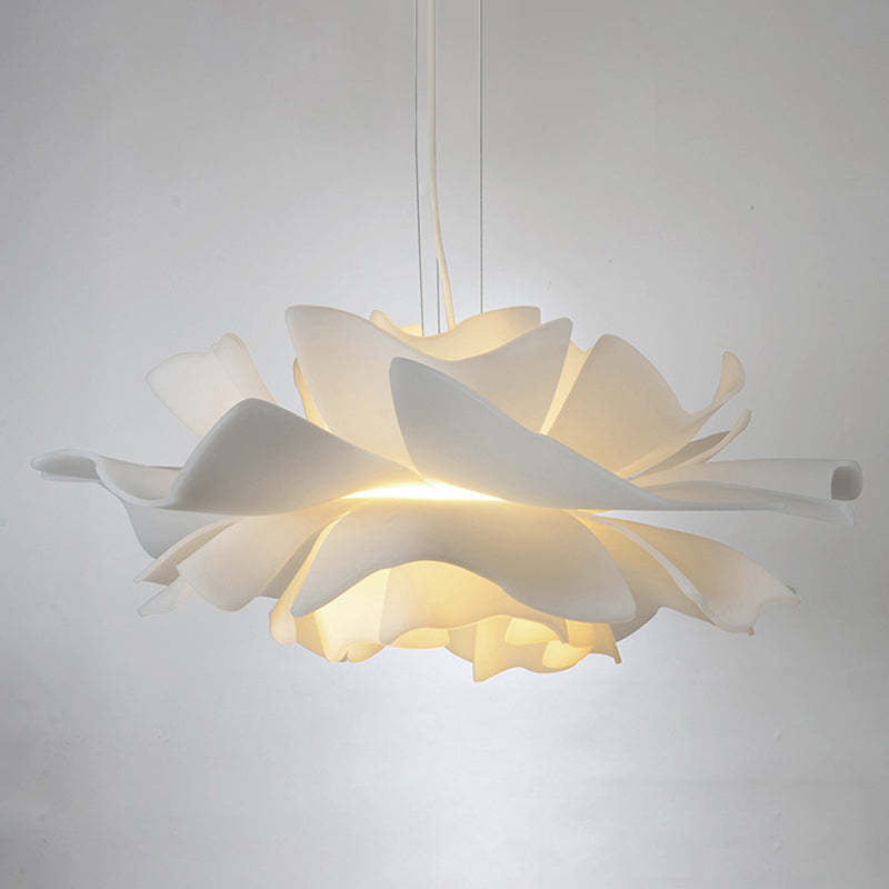 FloraNova Modern Metal And Acrylic Pendant Light White Metal Silhouette