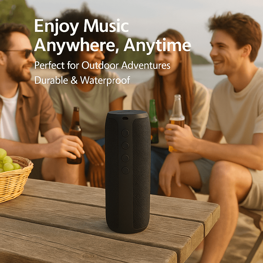 防水x360 Bluetoothワイヤレススピーカー - コンパクト設計