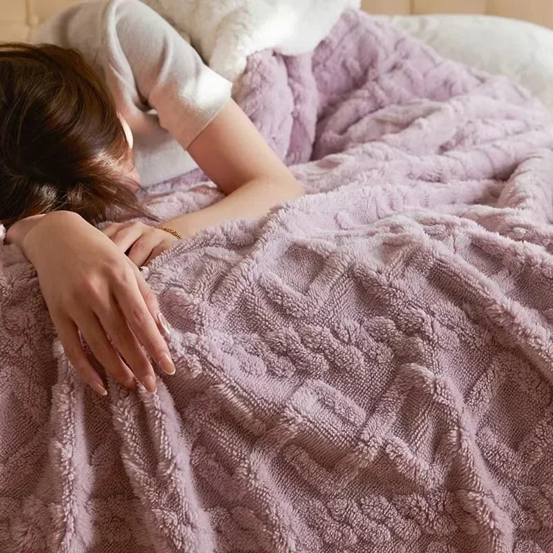 Warmwool vastag téli báránygyapjú alvótakaró — kétoldalas