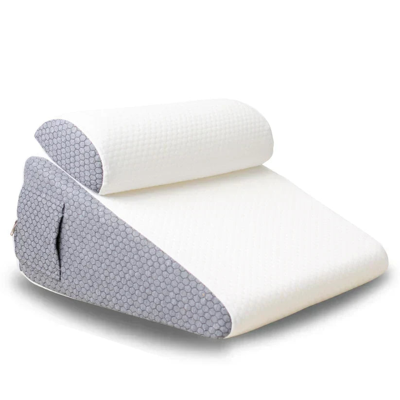 プレミアムくさび形枕 - いびき、睡眠時無呼吸、逆流を緩和