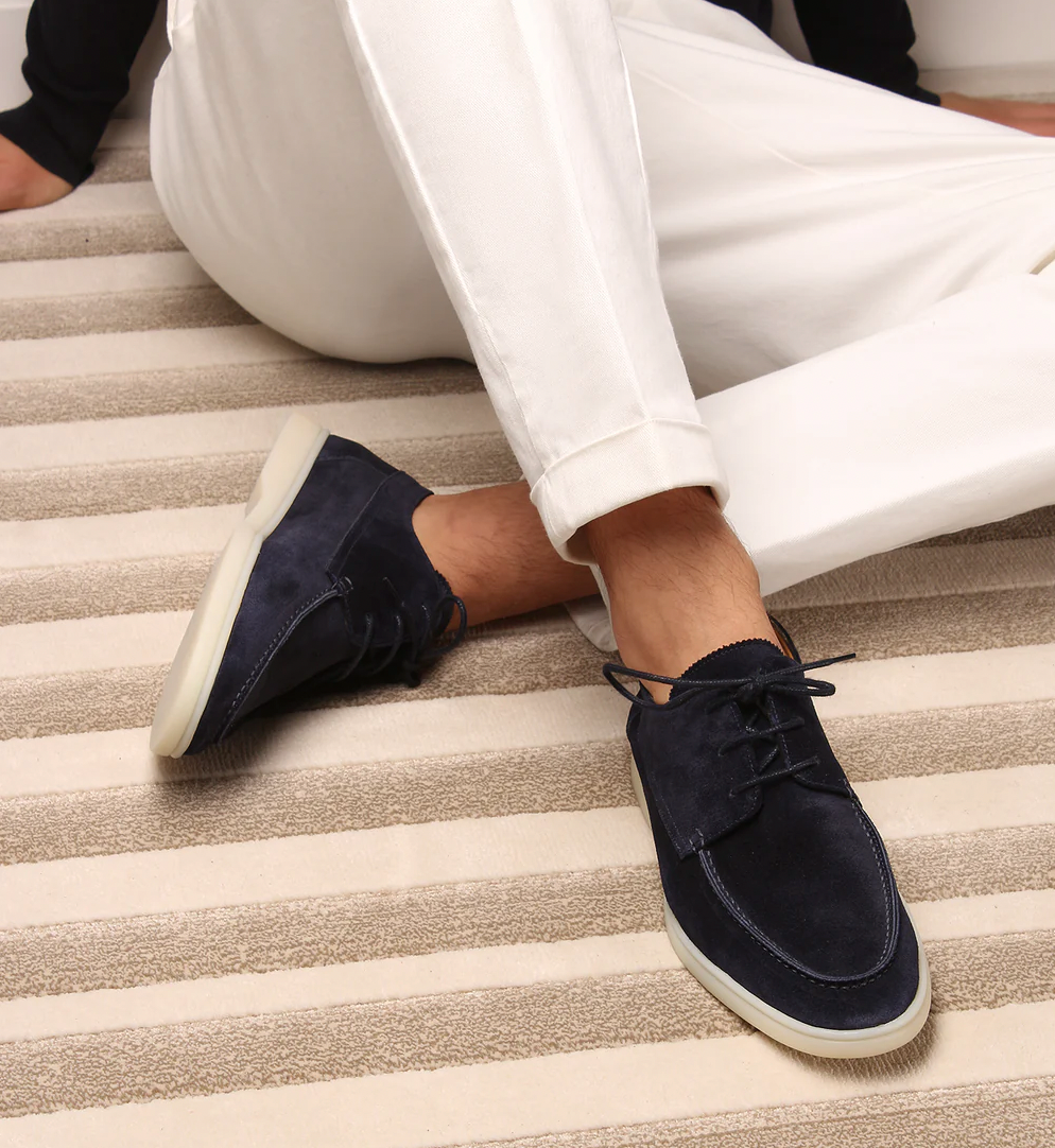 Leo loafers i läder för män — stilrena och bekväma skor