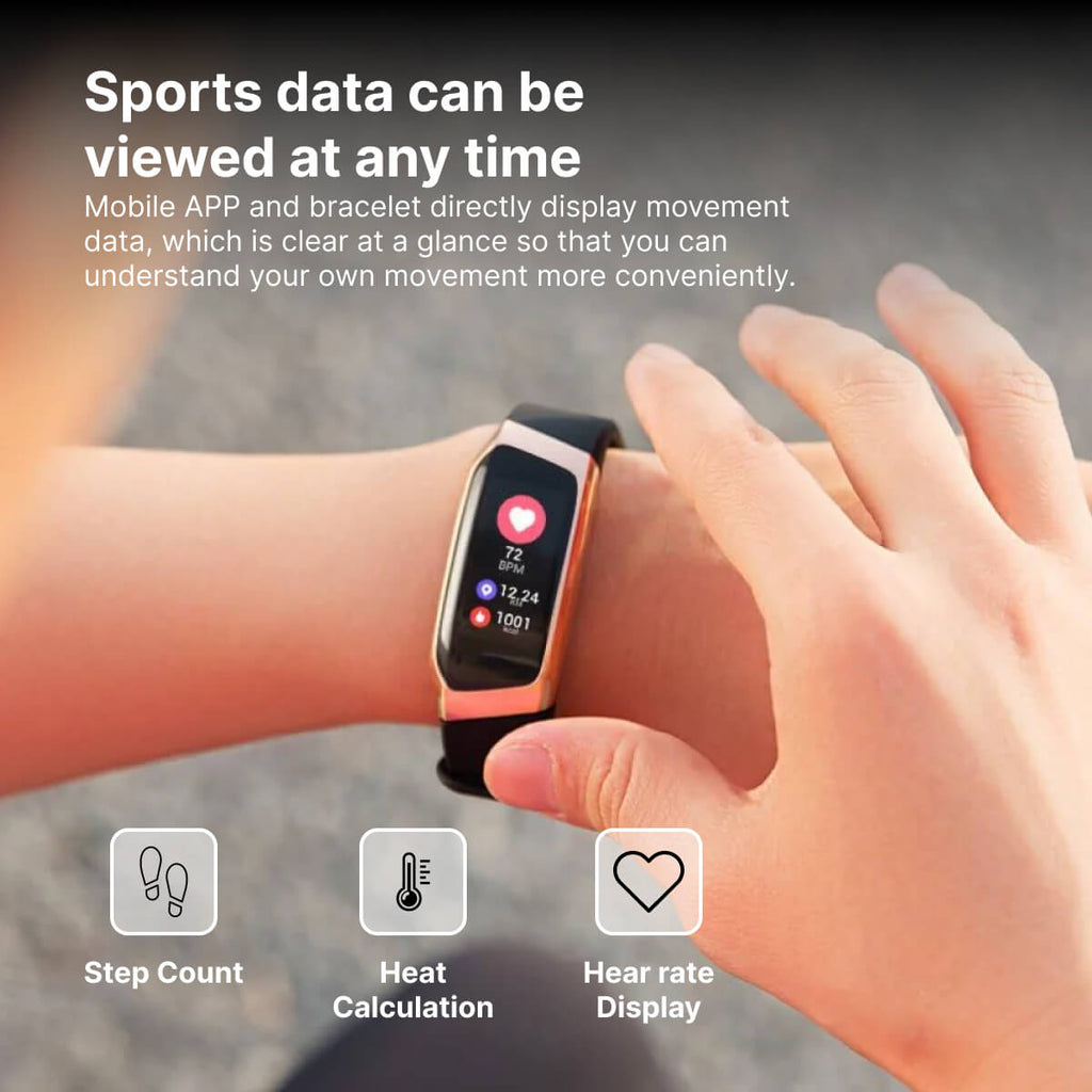 CardioSync smartklock för hälsomätning – aktivitetsövervakning och träningsdata
