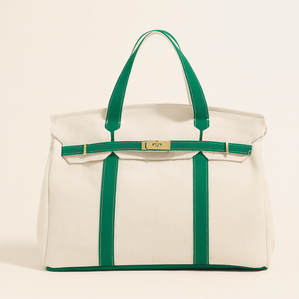 Premium Canvas Shopper Bag – Reinforced Steel Details Durable & Stylish | Filindra