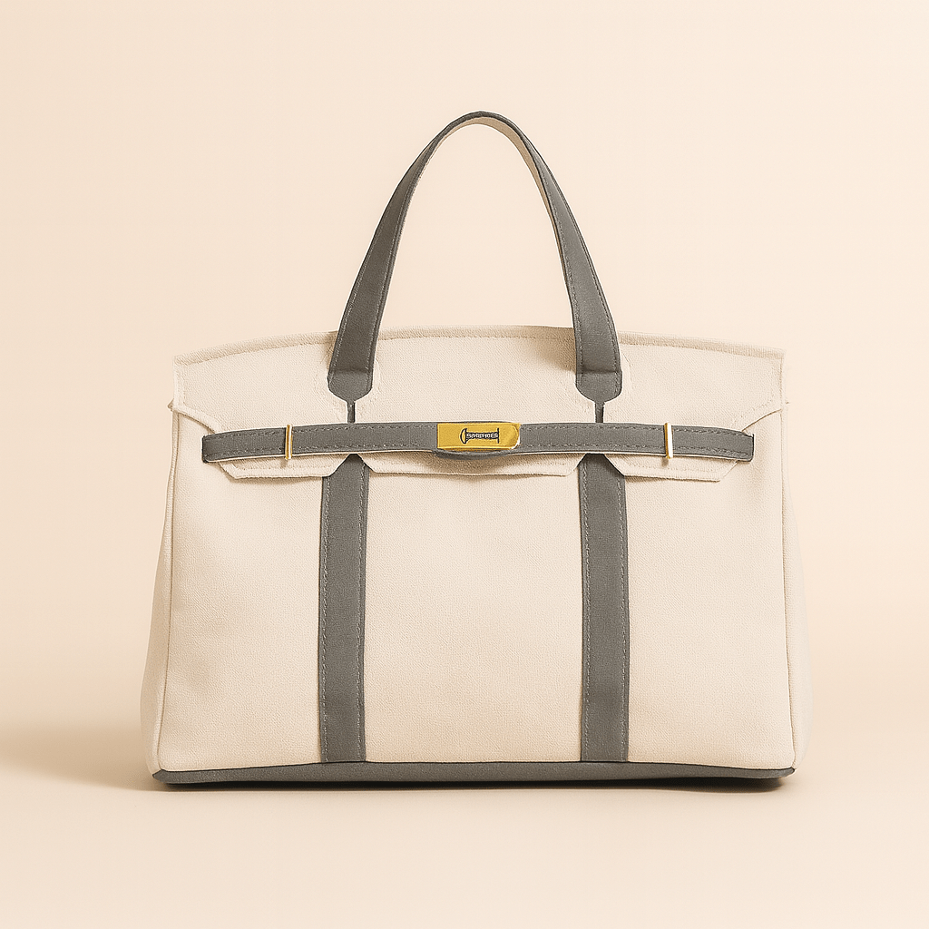 Premium Canvas Shopper Bag – Reinforced Steel Details Durable & Stylish | Filindra