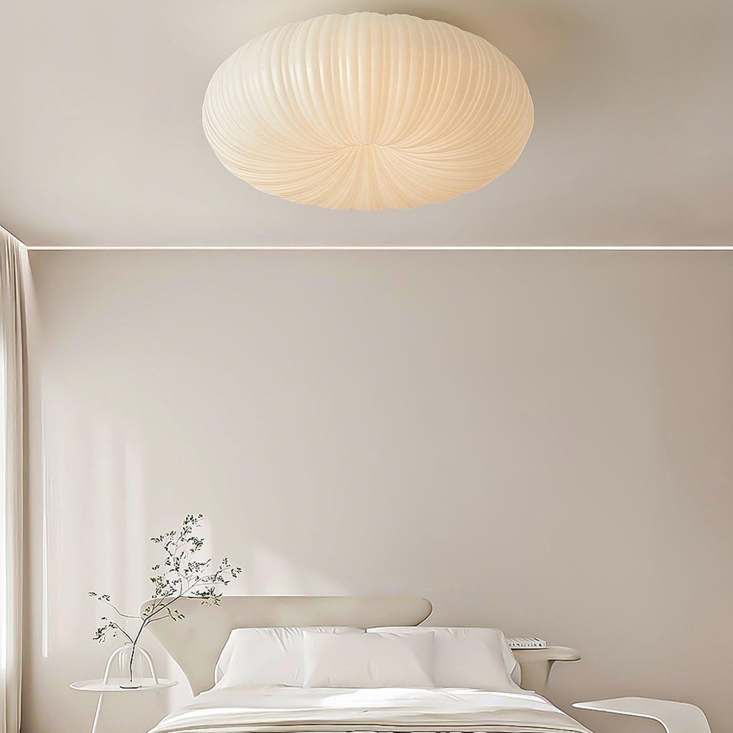 Luz de teto LED moderna — regulável, com controlo remoto e definições de luminosidade com vários modos