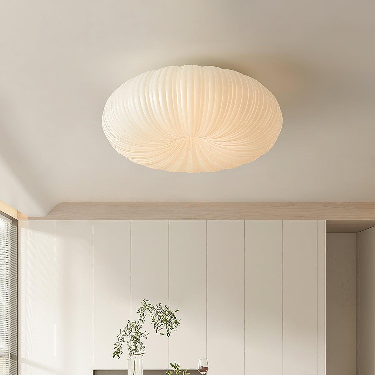 Luz de teto LED moderna — regulável, com controlo remoto e definições de luminosidade com vários modos