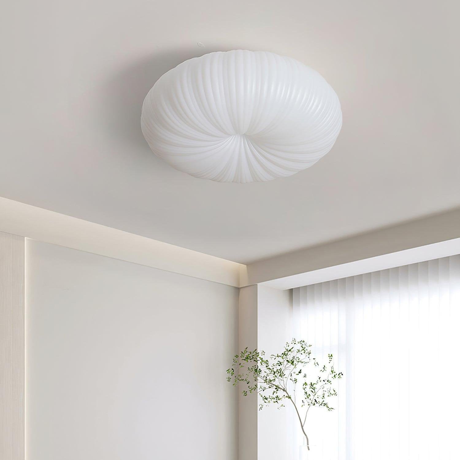 Luz de teto LED moderna — regulável, com controlo remoto e definições de luminosidade com vários modos