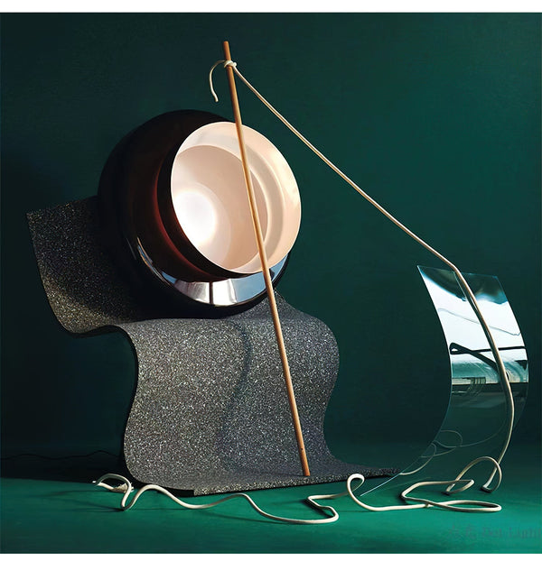 Lampada a sospensione di lusso in vetro soffiato Bohemera — forma scultorea organica
