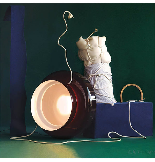 Lampada a sospensione di lusso in vetro soffiato Bohemera — forma scultorea organica